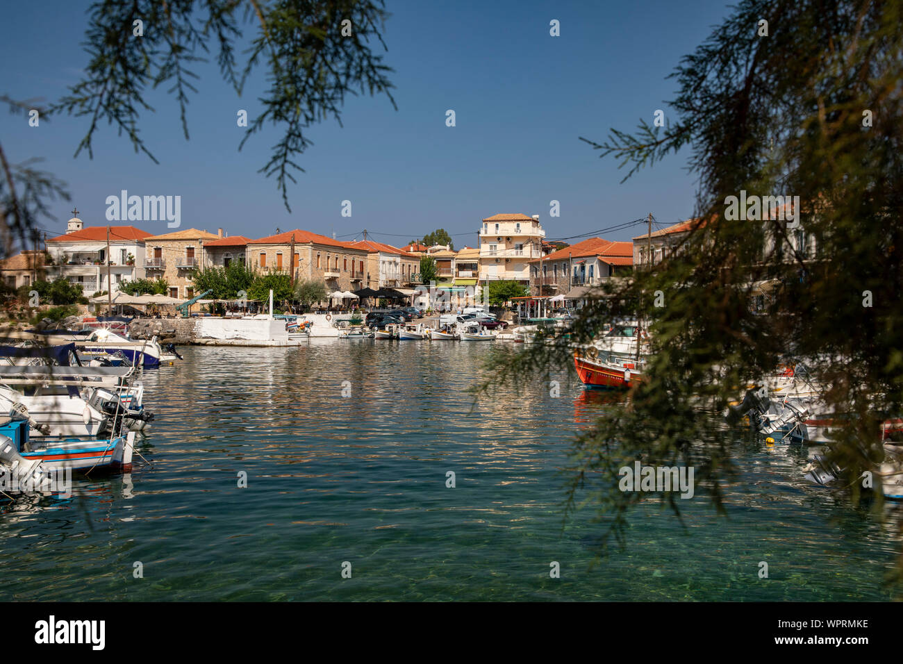 Stoupa Mani Greece Stock Photo