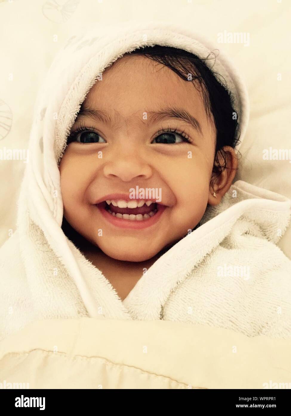 Asian girl wrapped in towel hires stock photography and images Alamy