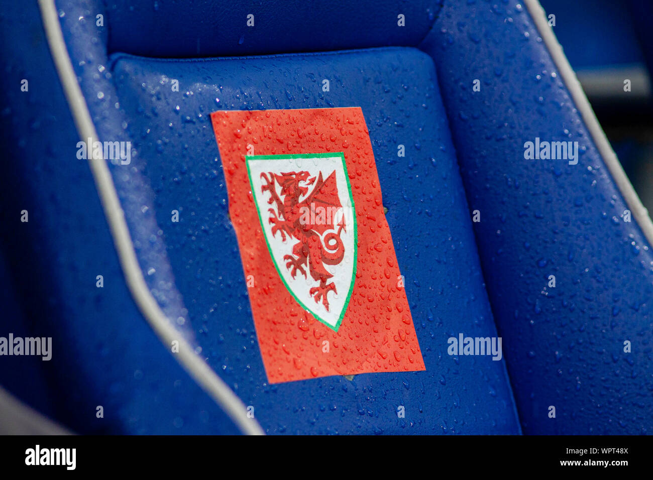 Close up of Cardiff City FC badge Stock Photo - Alamy