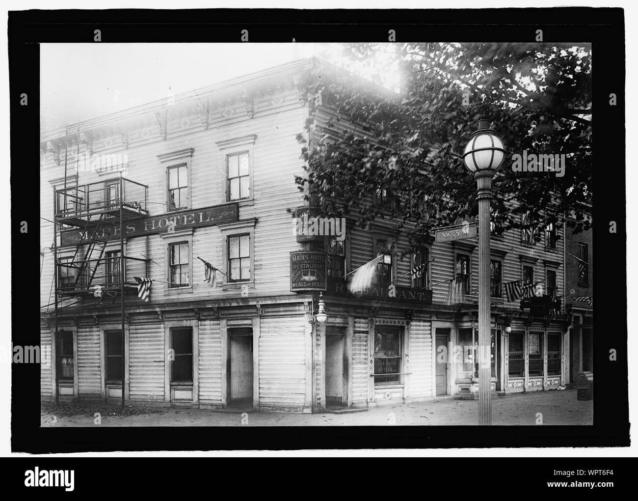 Mades Hotel, 3rd St. N.W., Wash., D.C Stock Photo Alamy