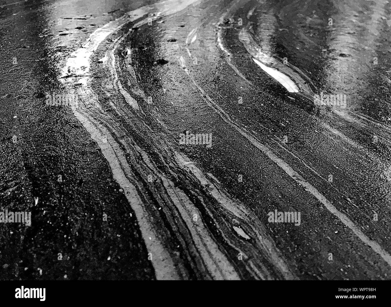 Oil Spill On Asphalt High Resolution Stock Photography and Images Alamy