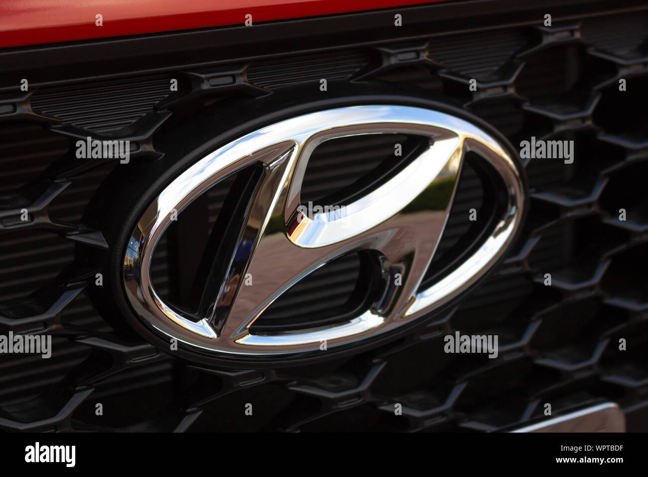 Los Angeles, California, United States - 02-22-2019: A closeup view of ...