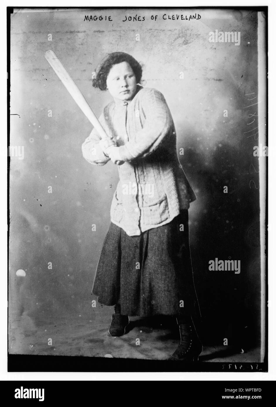 Maggie Jones of Cleveland [baseball] Stock Photo