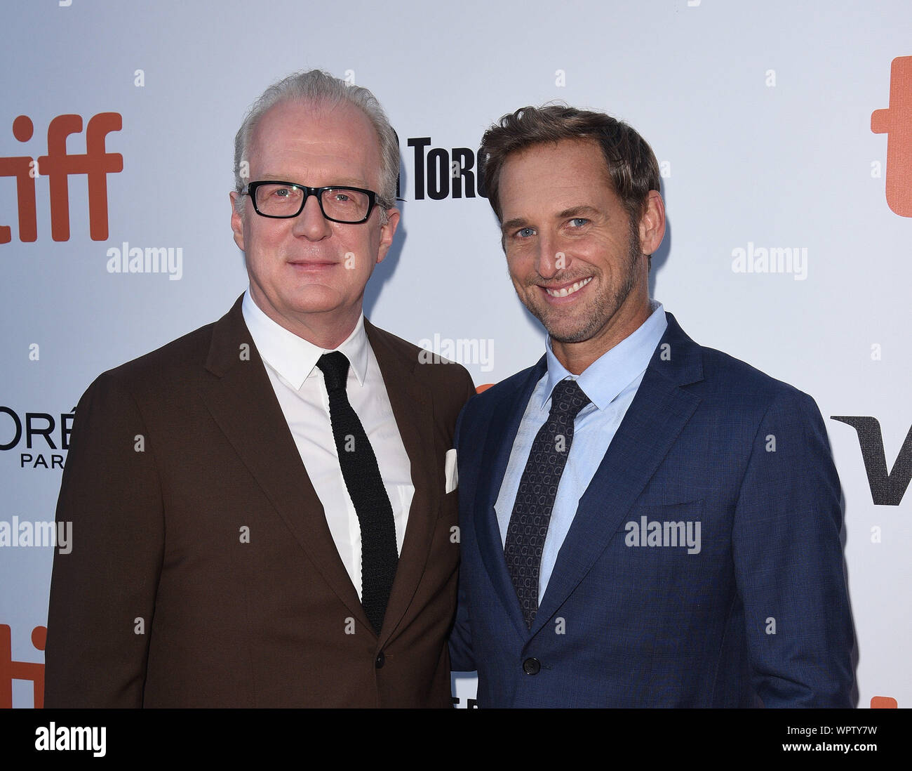 TORONTO, ONTARIO - SEPTEMBER 09: Josh Lucas and Tracy Letts attends the 'Ford v Ferrari' premiere during the 2019 Toronto International Film Festival at Roy Thomson Hall on September 09, 2019 in Toronto, Canada. Photo: imageSPACE/MediaPunch Credit: MediaPunch Inc/Alamy Live News Stock Photo