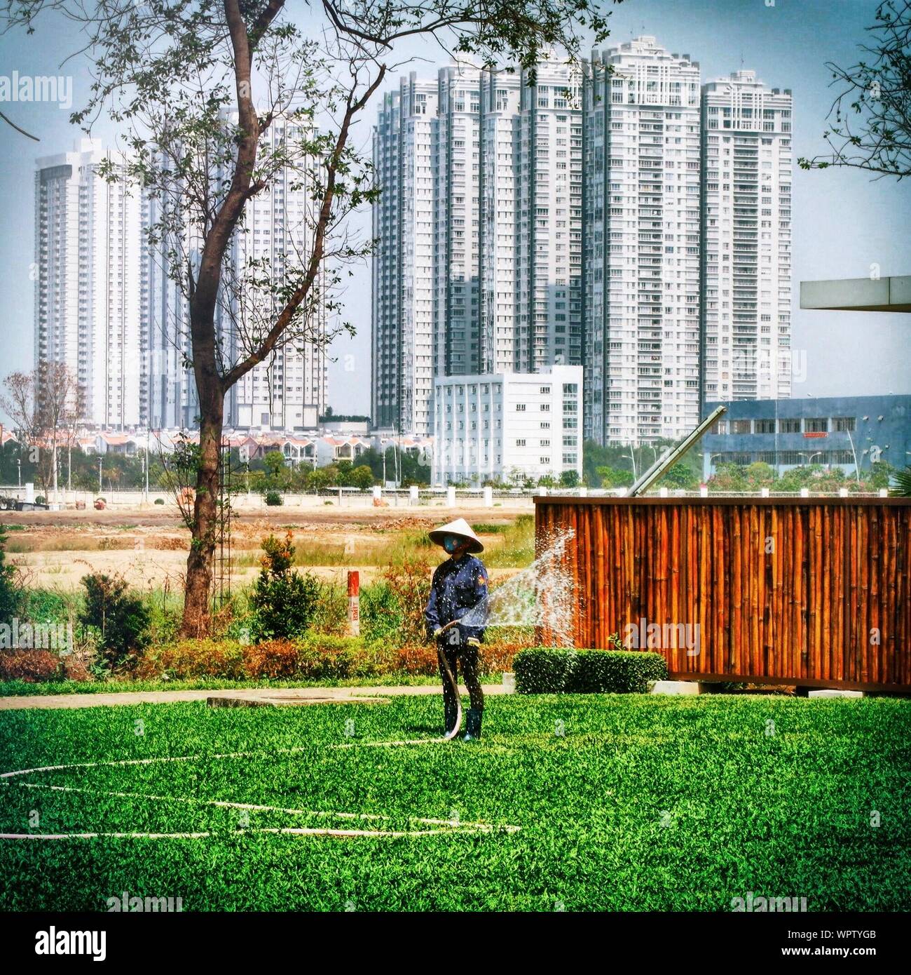 Watering the field hires stock photography and images Alamy