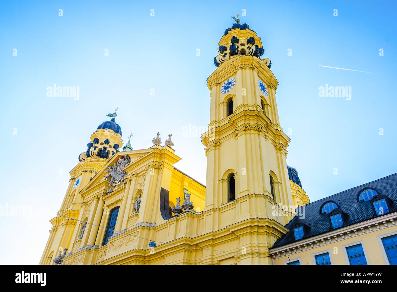 View on Theatine Church of St. Cajetan, a Catholic church in Munich