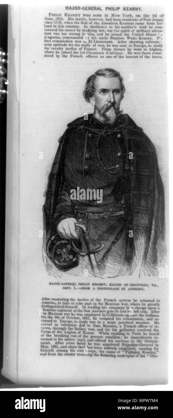 Maj. Gen. Philip Kearny Stock Photo Alamy