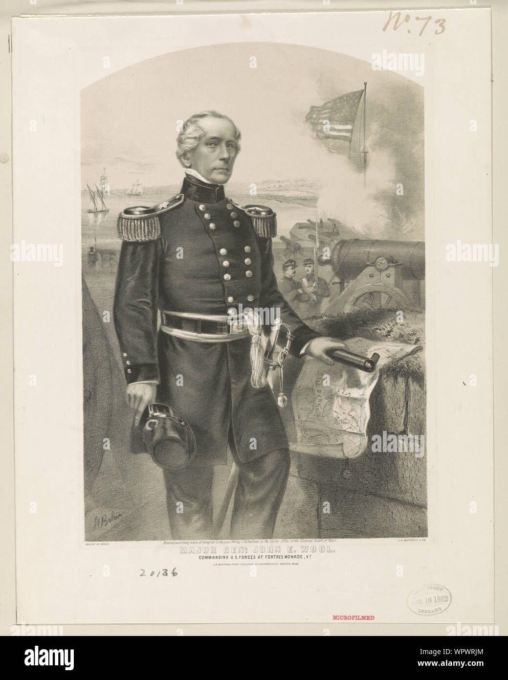 Major Genl. John E. Wool Stock Photo Alamy