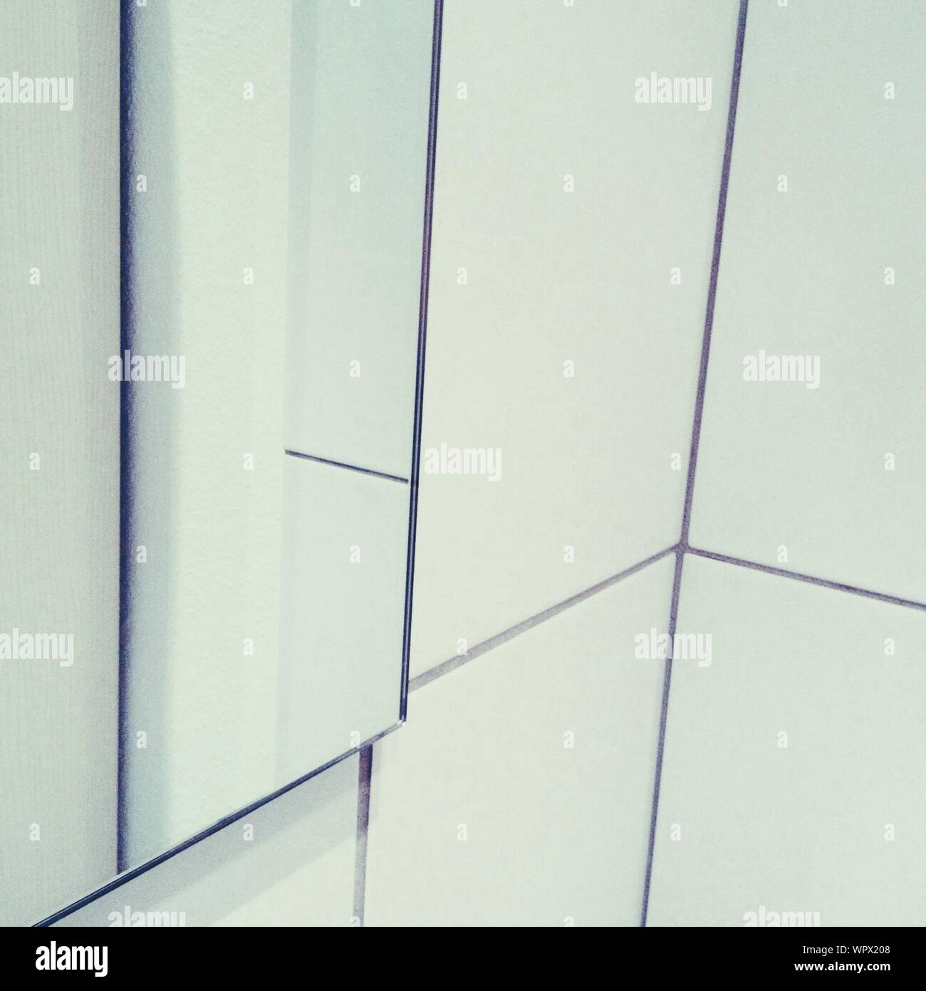 Mirror In Changing Room Stock Photo Alamy