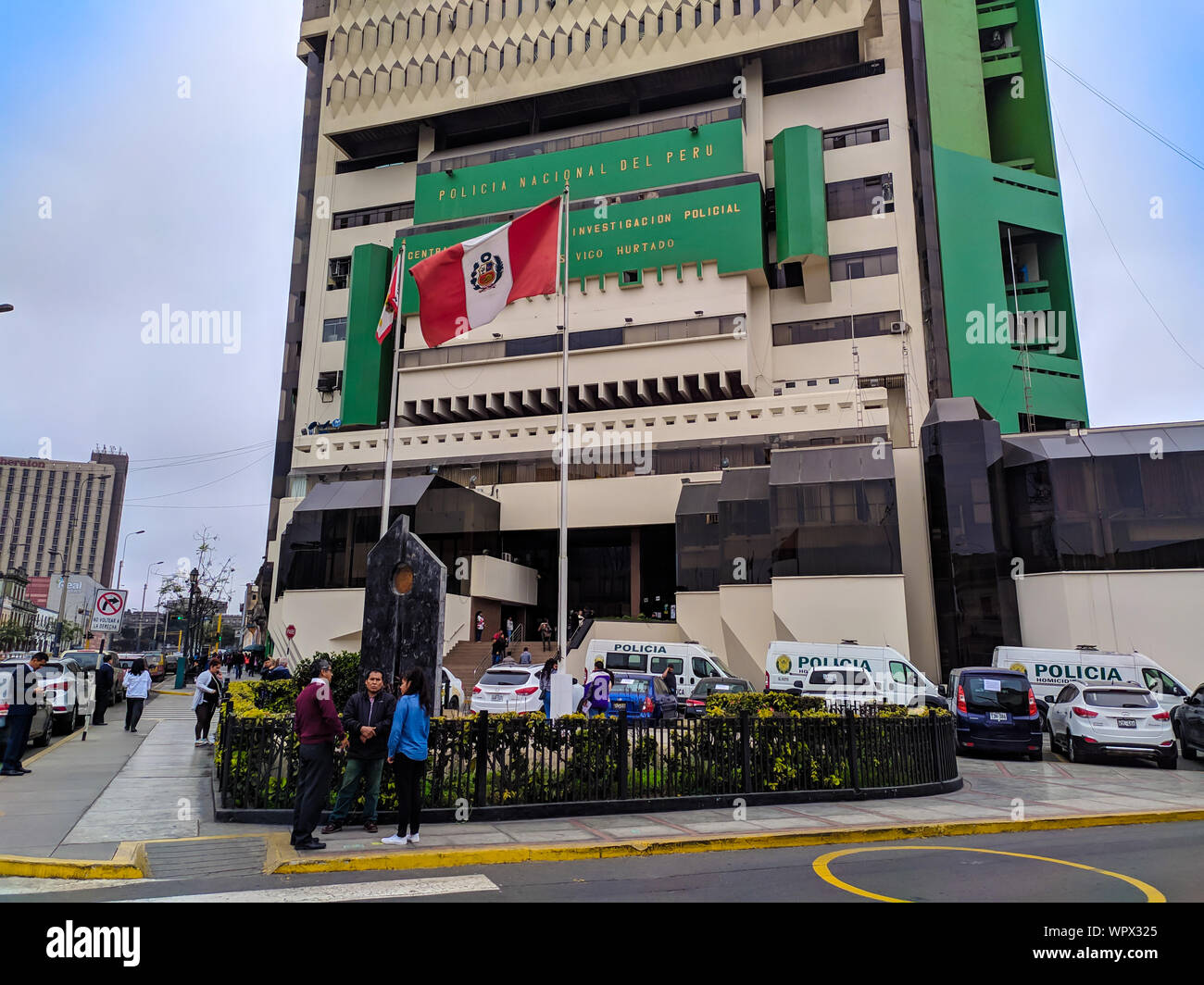 PNP Policia Nacional del Peru Headquarters in the old center of Lima