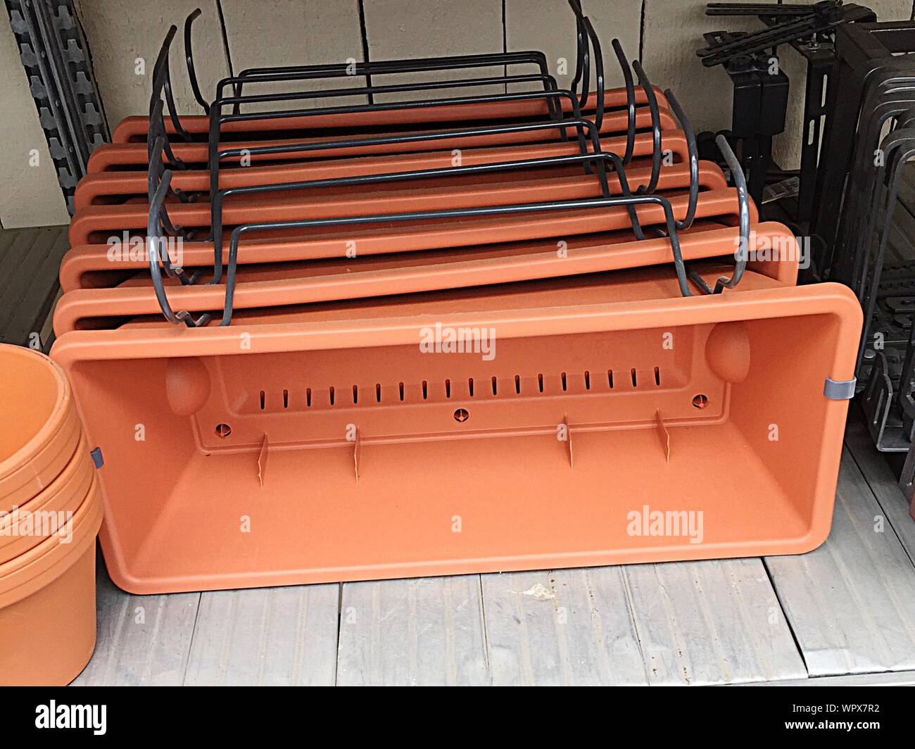 Stack of plastic crates hires stock photography and images Alamy