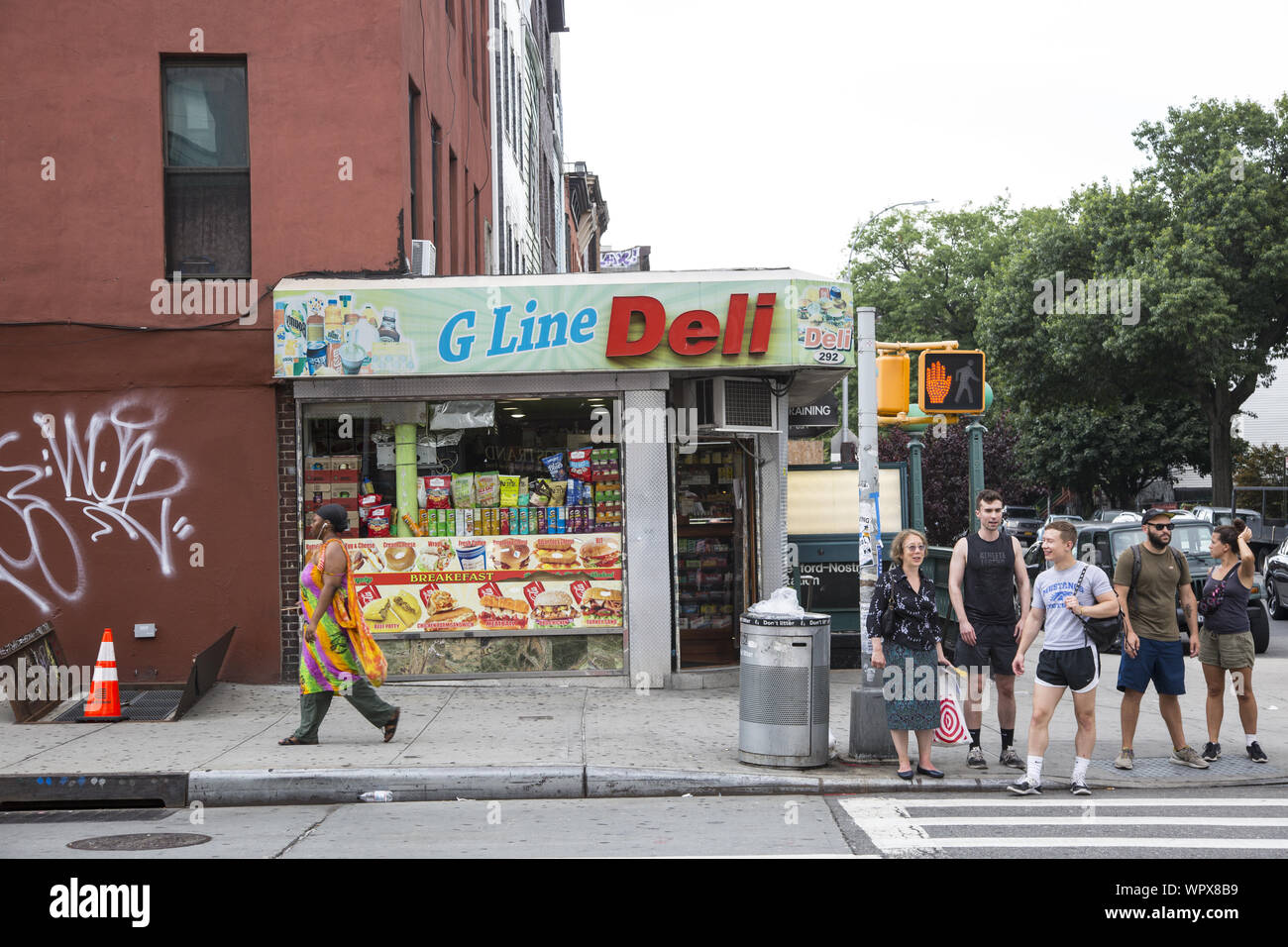 G Line Deli and Grocery at the corner of Nostrand and Lafayette Avenues