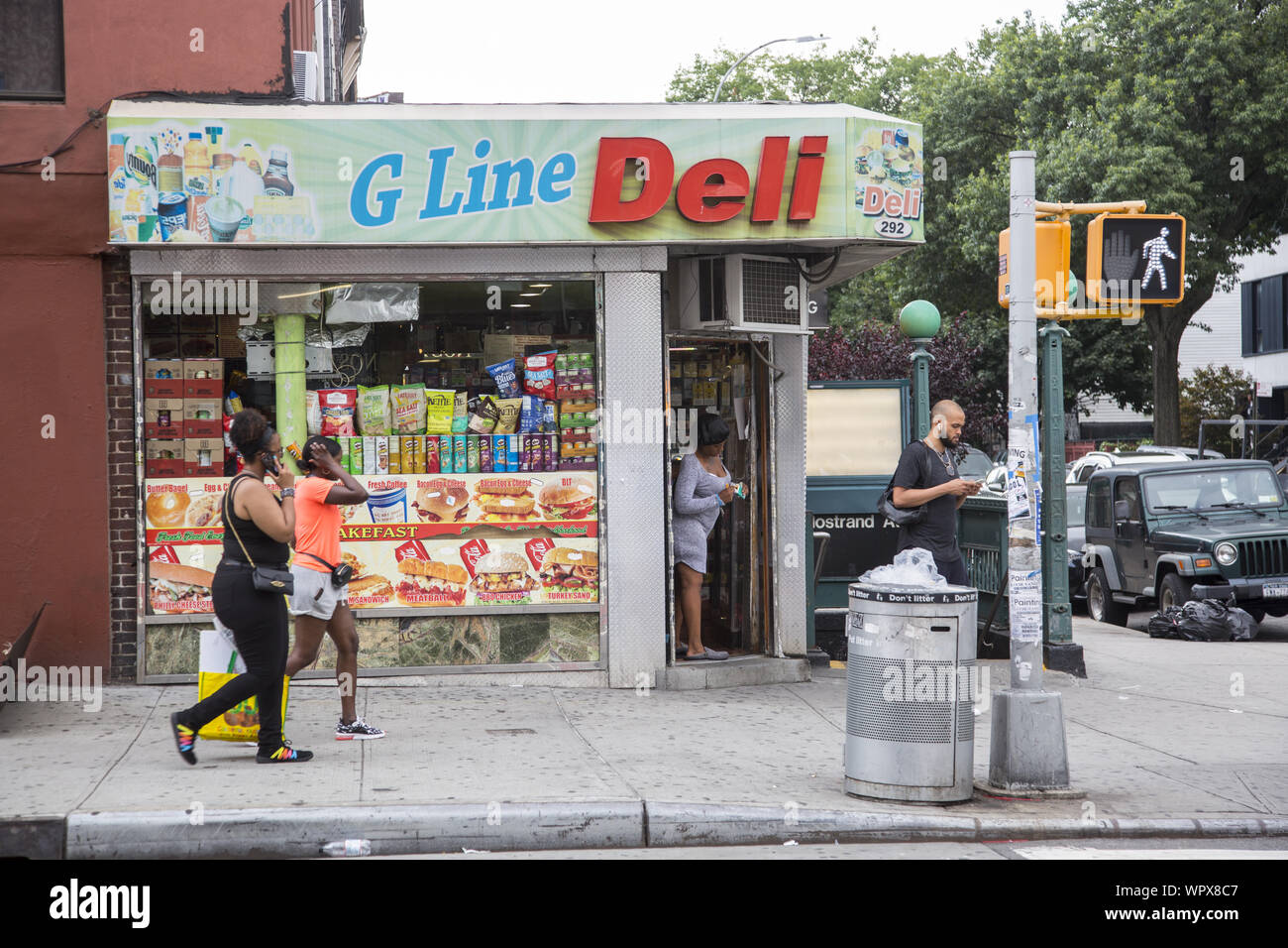 G Line Deli and Grocery at the corner of Nostrand and Lafayette Avenues in the Bedford