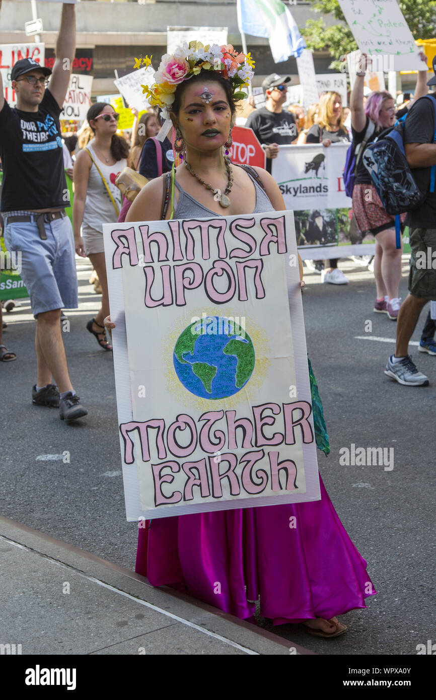 The Official Animal Rights March on August 24, 2019 filled Broadway at ...