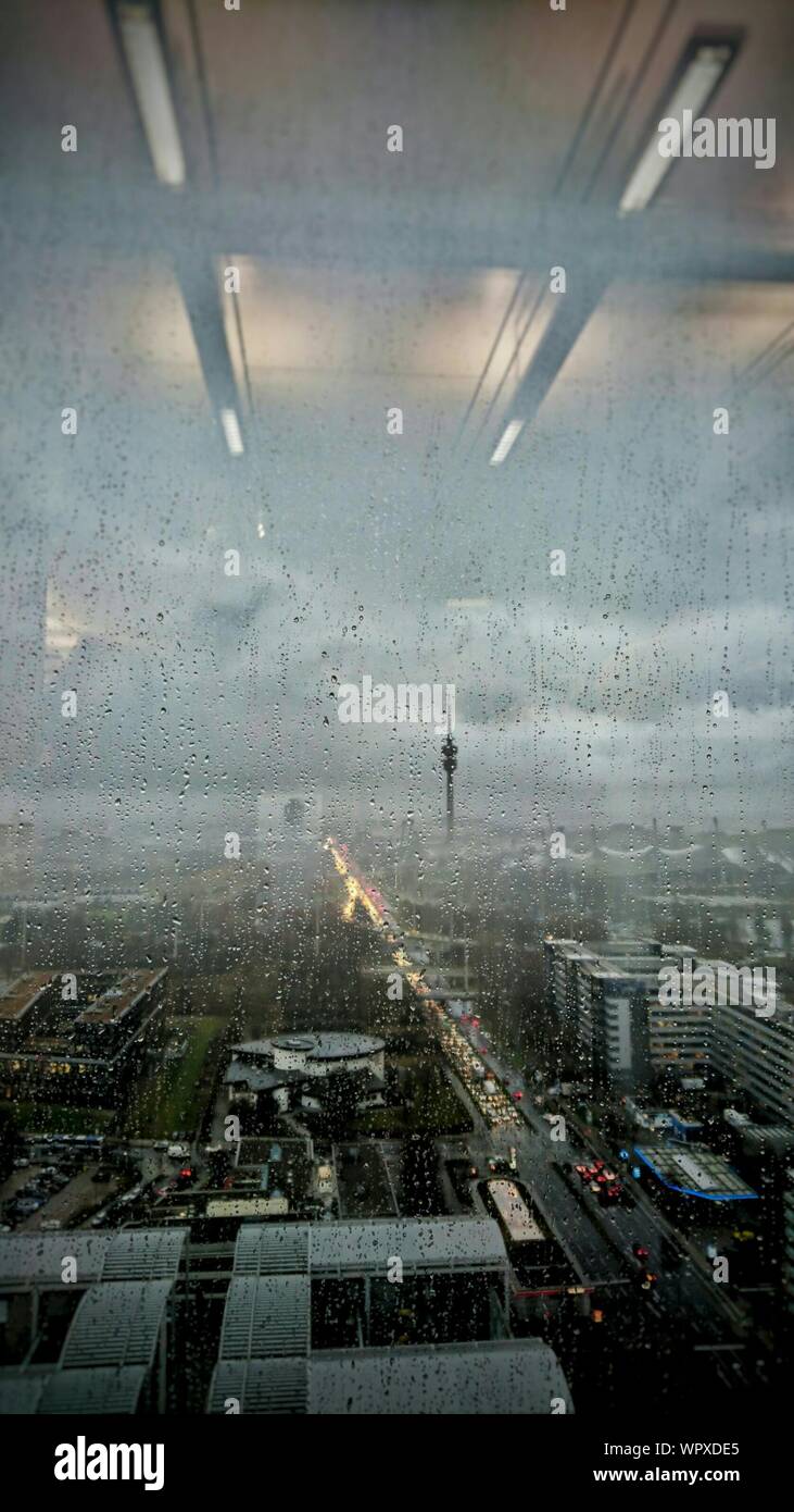 View of rainy window hi-res stock photography and images - Alamy