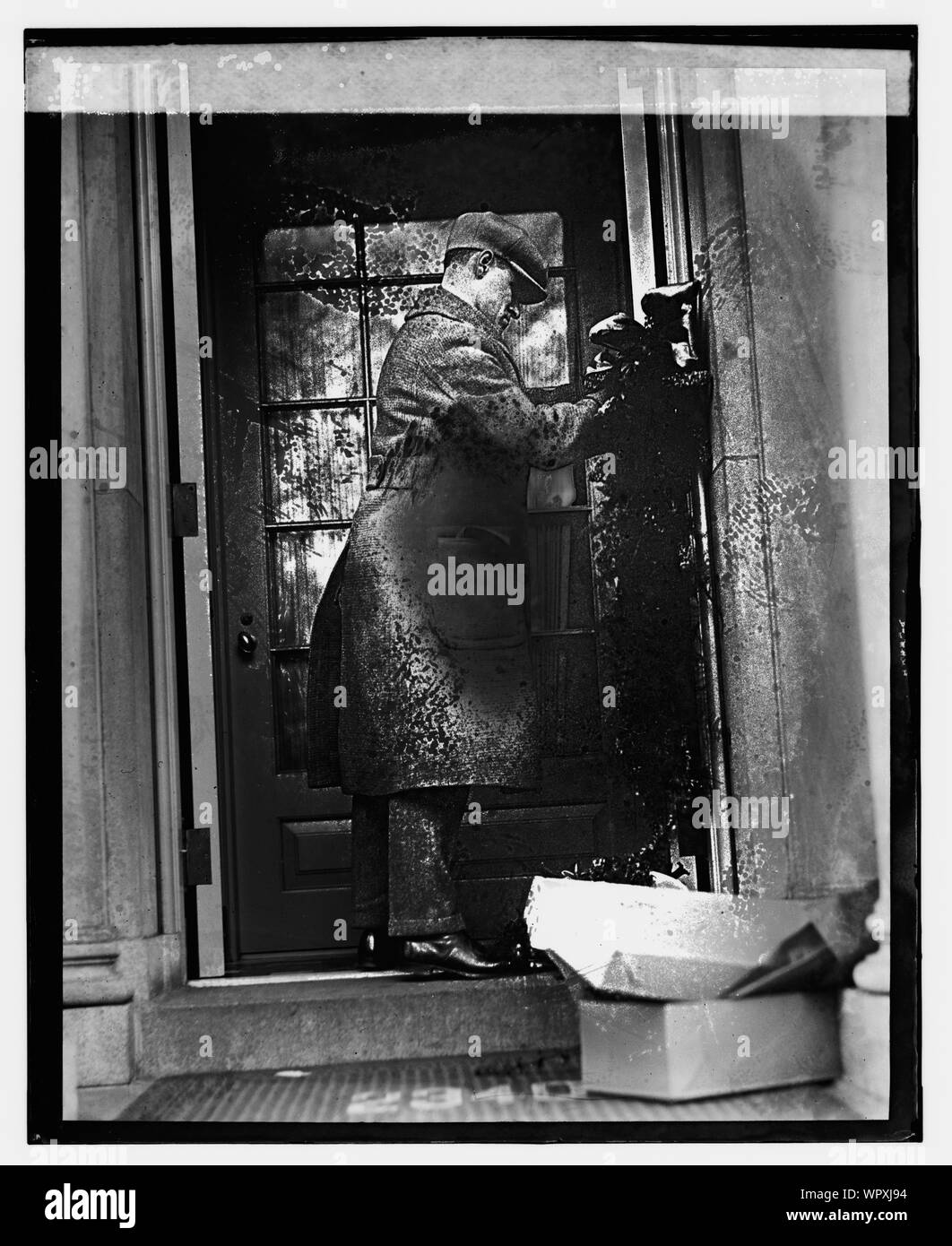 Hanging feature Black and White Stock Photos Images Alamy