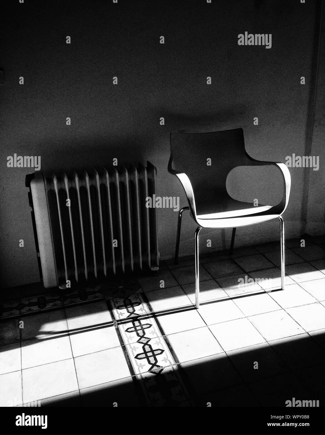 Empty Chair At Home Stock Photo Alamy