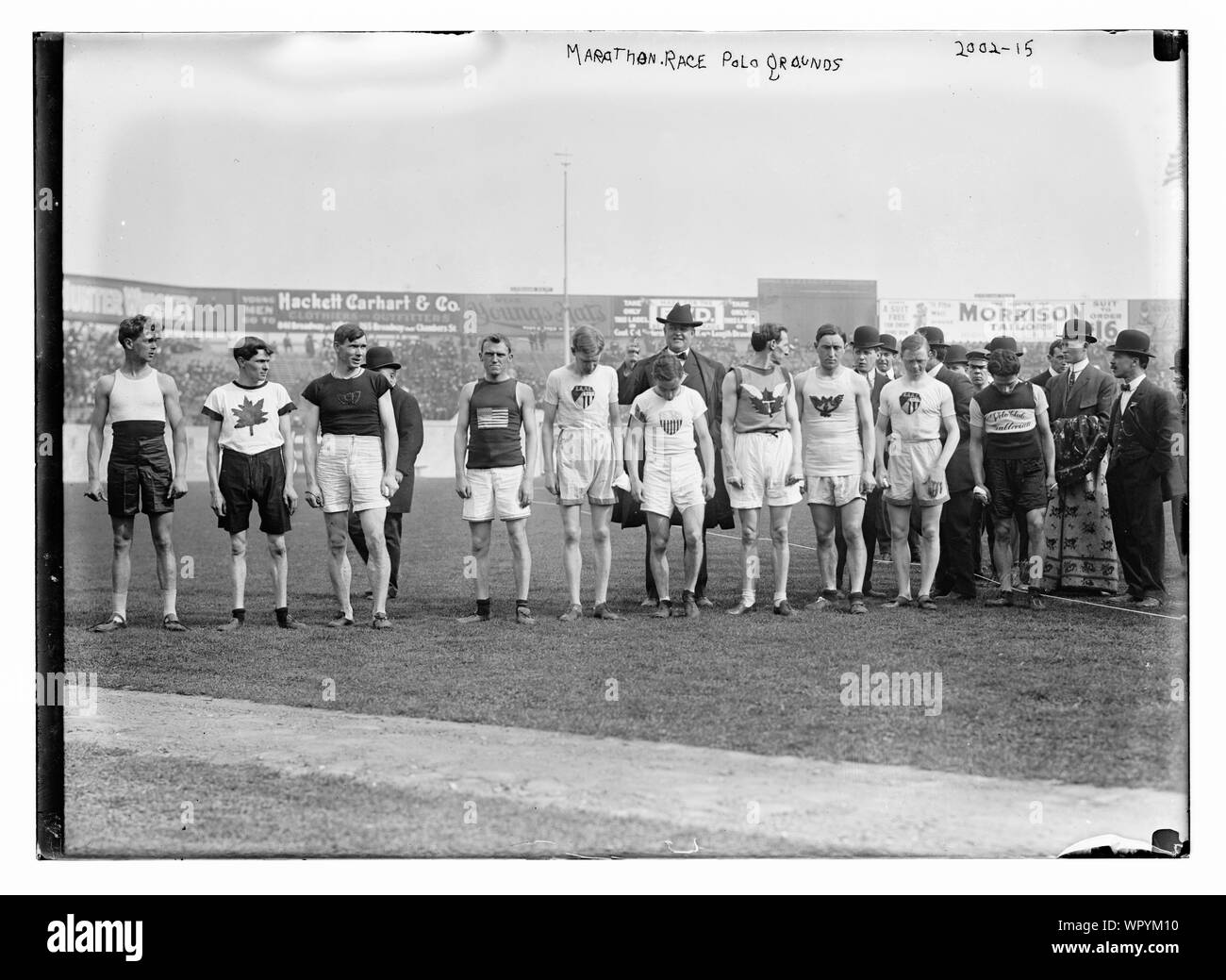 marathon-race-polo-grounds-stock-photo-alamy