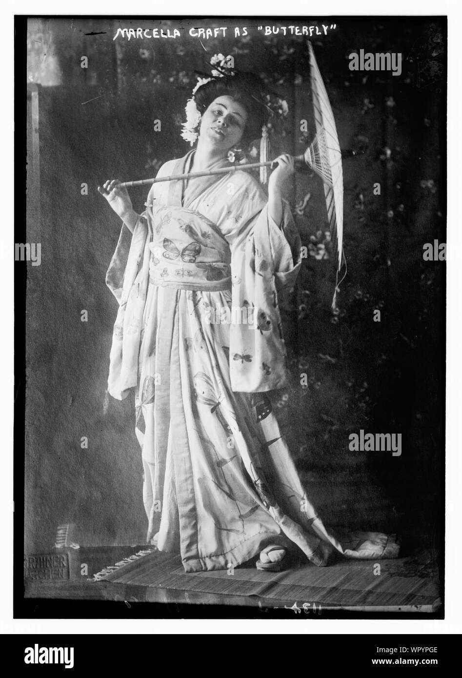 Marcella Craft as Butterfly Stock Photo Alamy