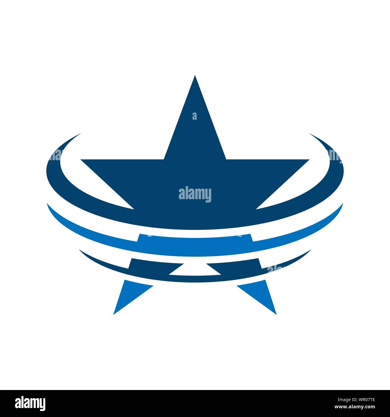 Star logo vector icon abstract hi-res stock photography and images - Alamy