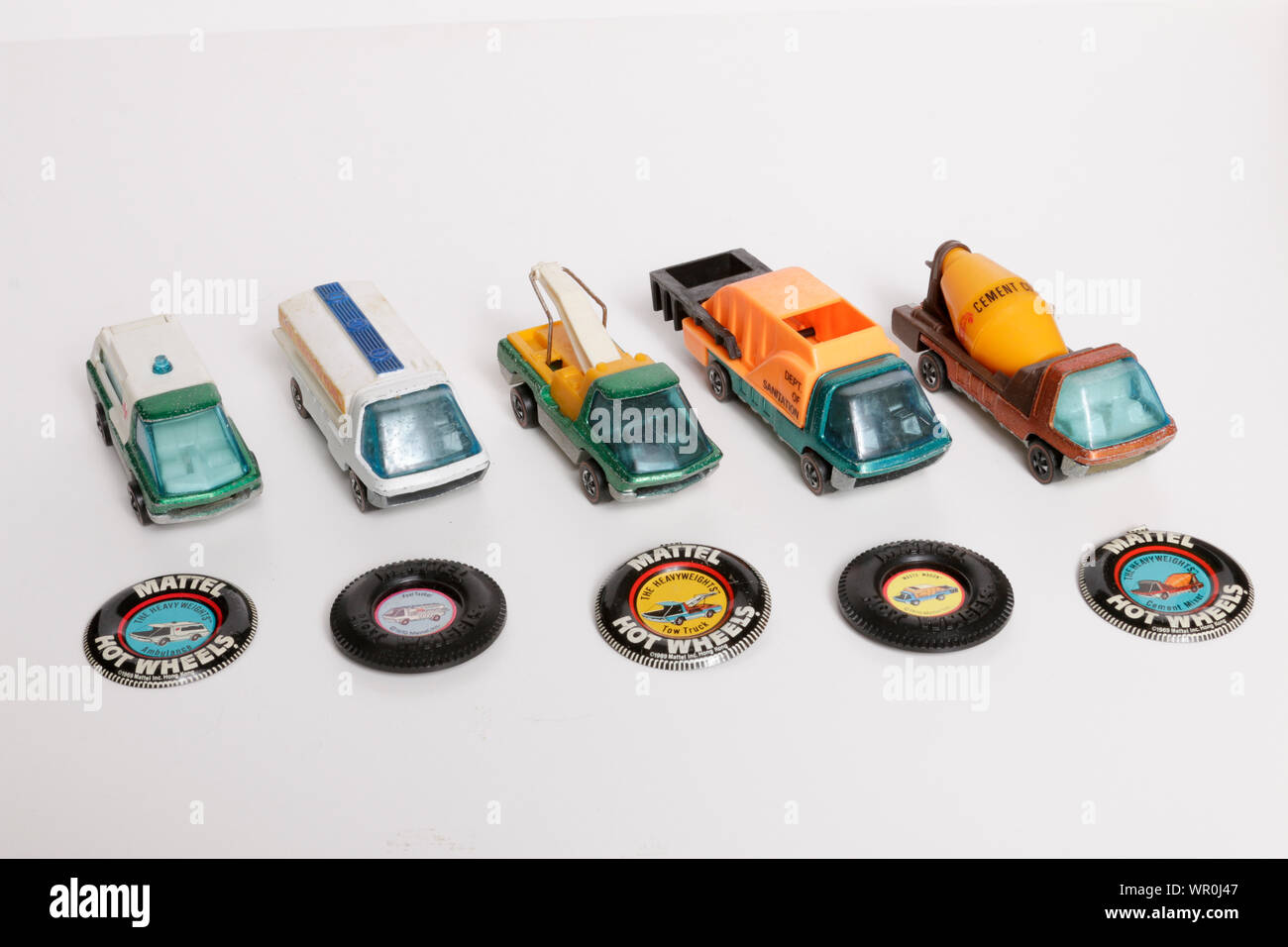 Hot Wheels The Heavyweights Trucks Stock Photo