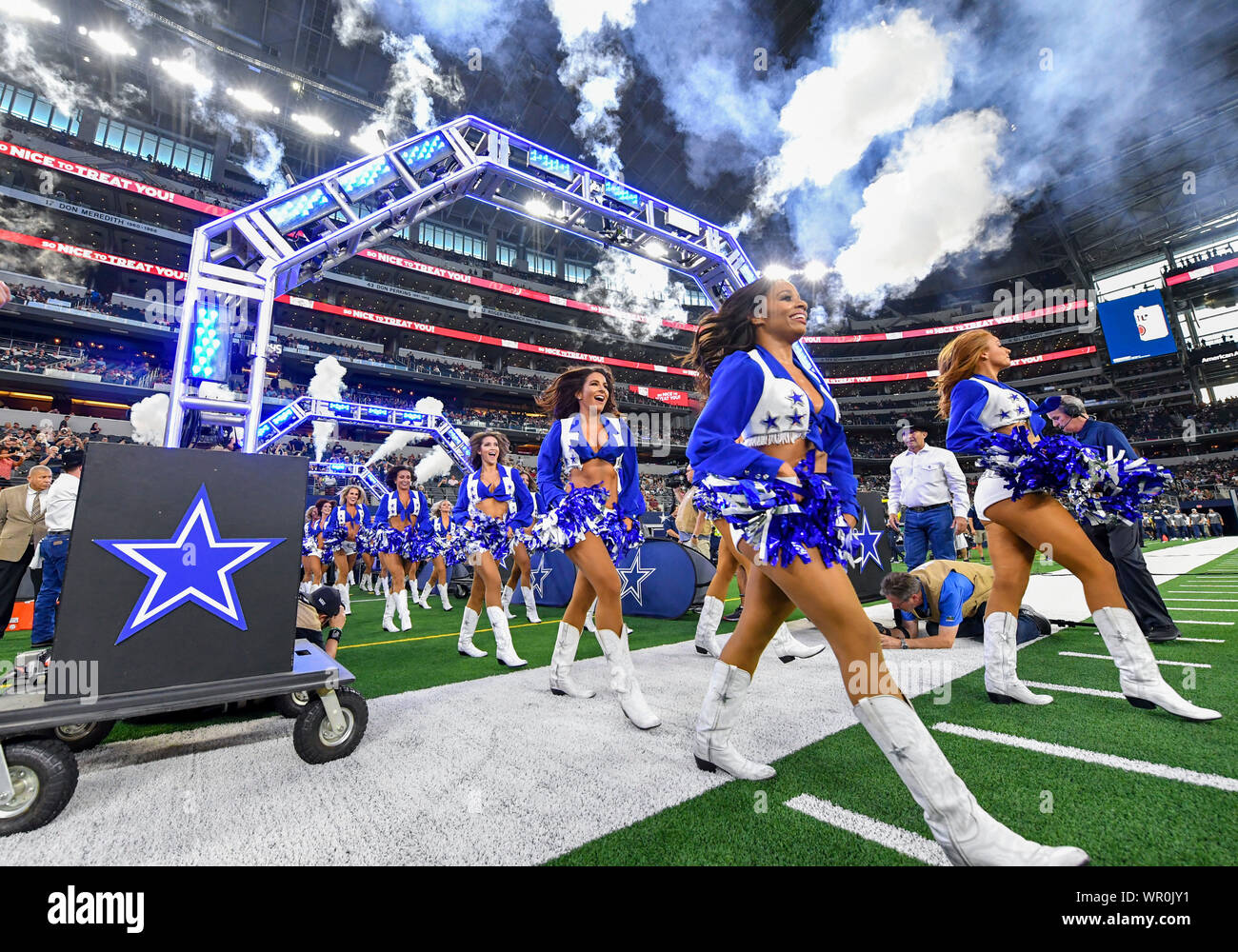 Aug 29, 2019 The Dallas Cowboys Cheerleaders perform during an NFL preseason game between the