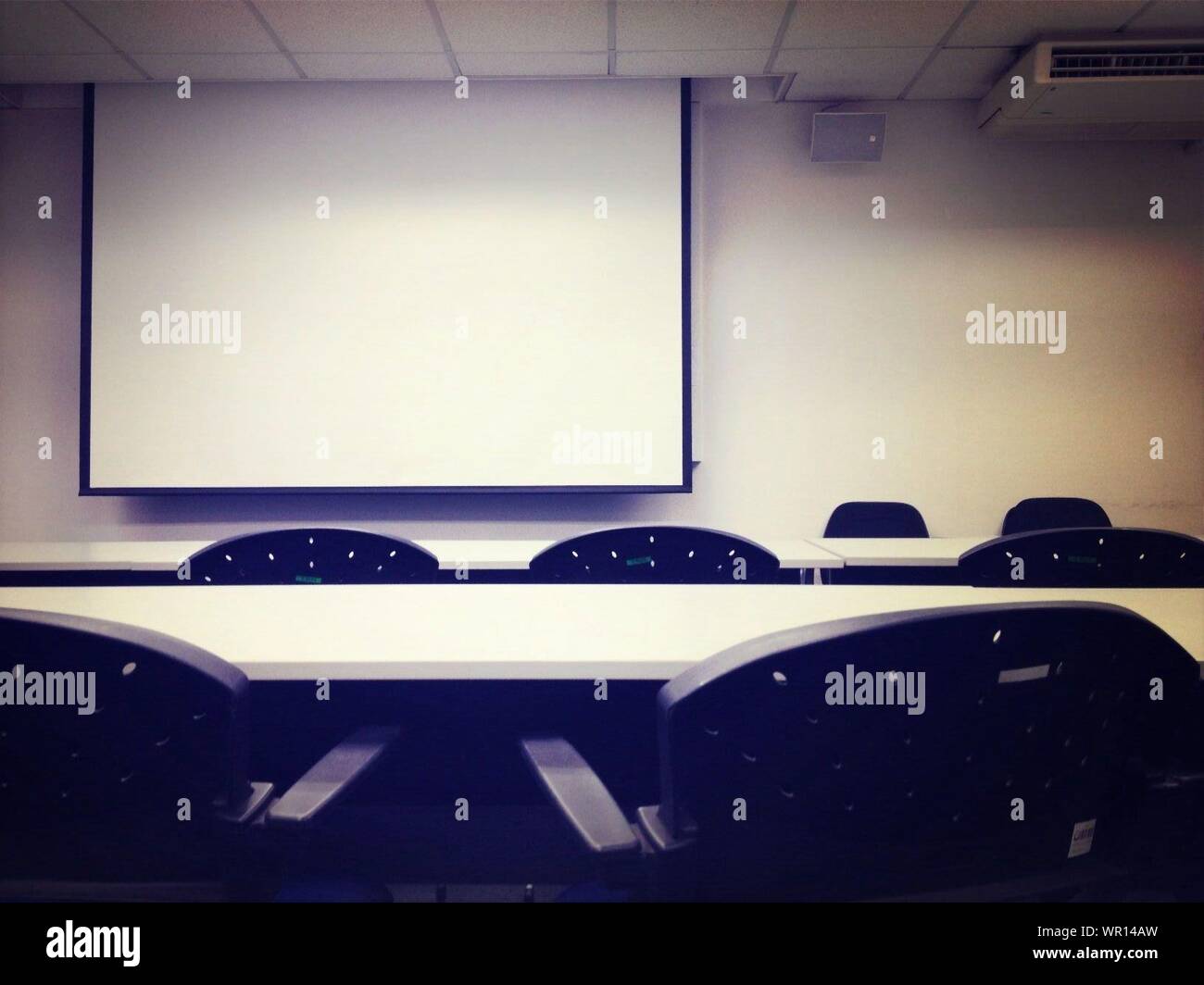 Room With Whiteboard And Shelves Stock Photo Alamy