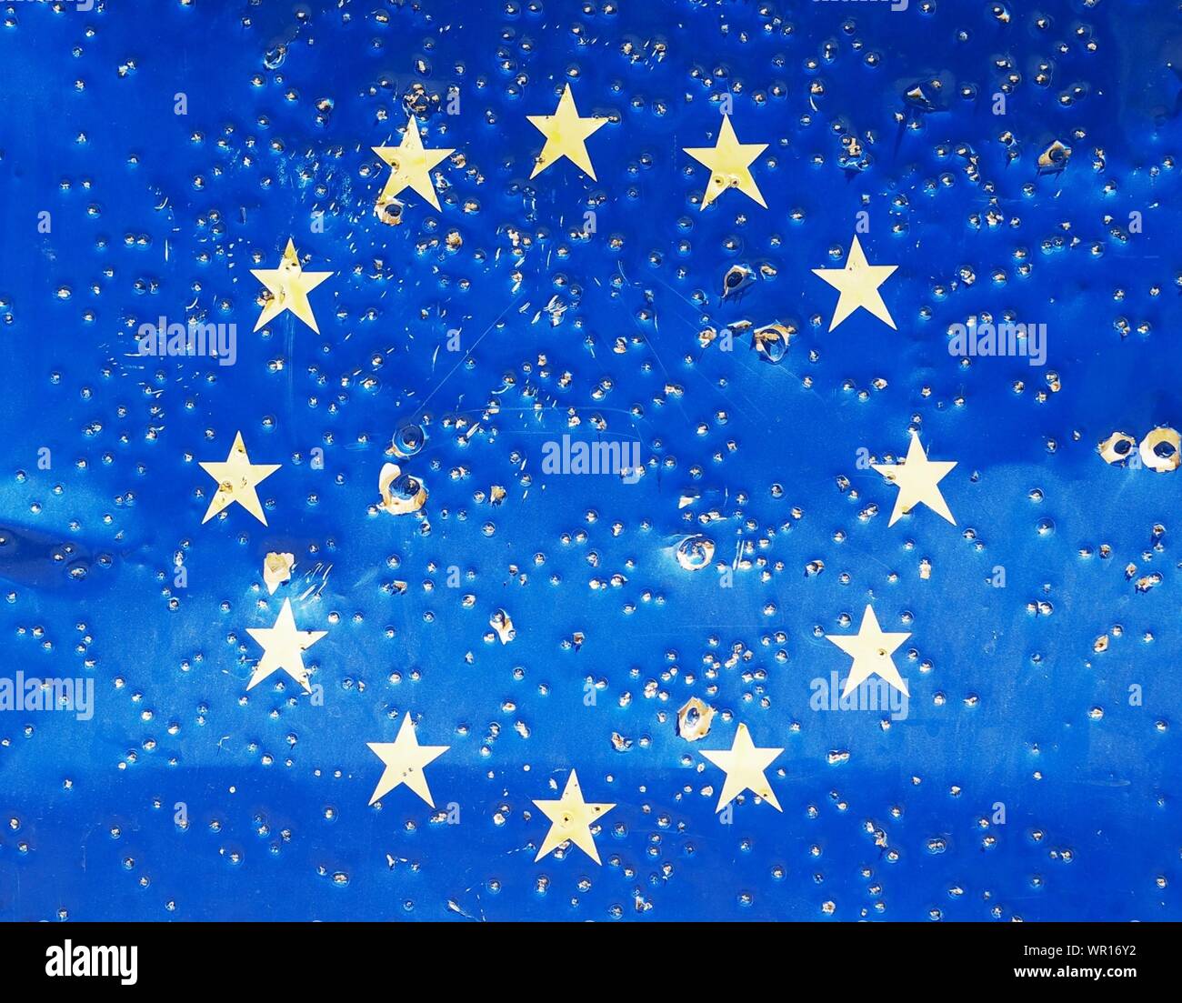 Close-up Of European Union Flag Stock Photo - Alamy