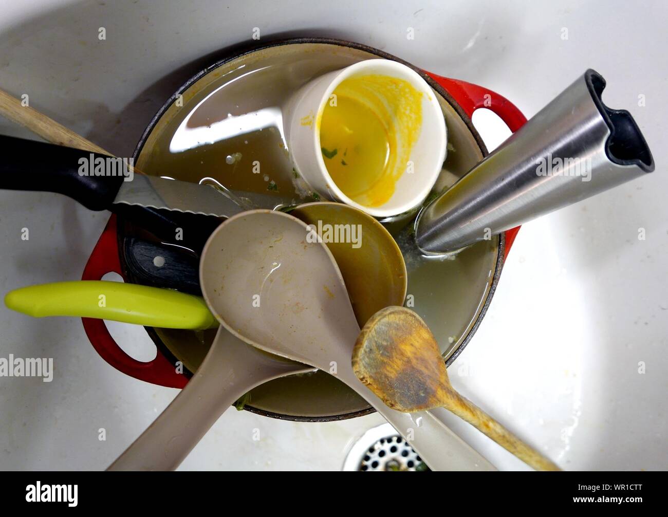 Kitchen utensils view above hires stock photography and images Alamy