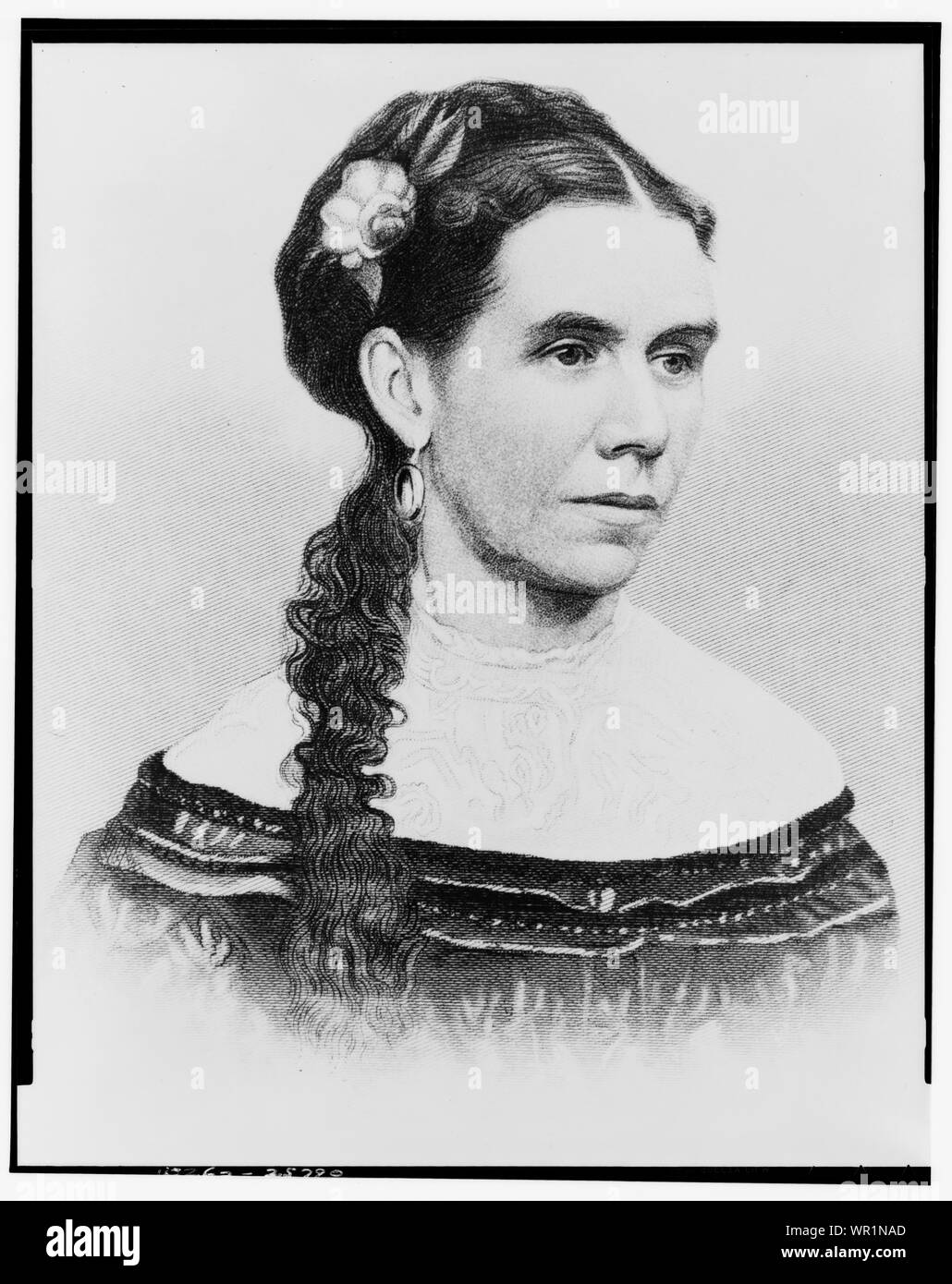 Martha Johnson Patterson, White House hostess for President Andrew Johnson Stock Photo