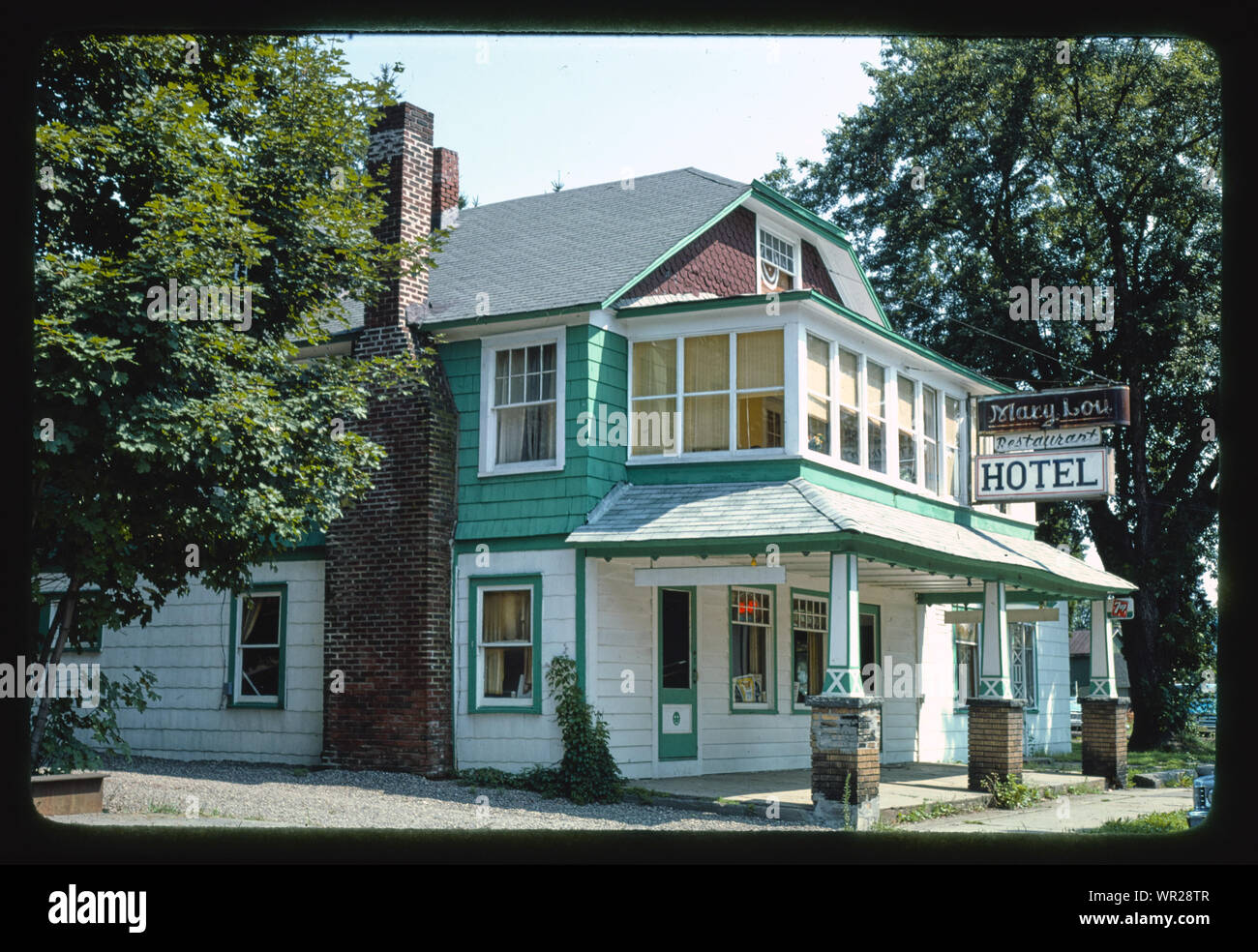 Mary Lou Hotel, Front & Allen Streets, Deposit, New York Stock Photo