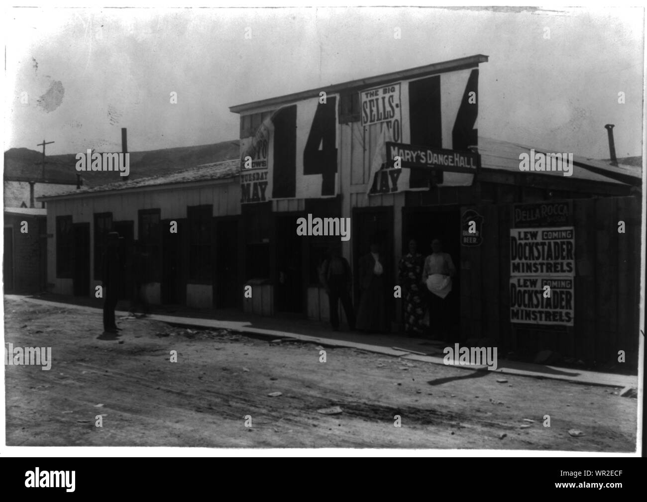 Mary's dance hall, Goldfield, Nev Stock Photo Alamy