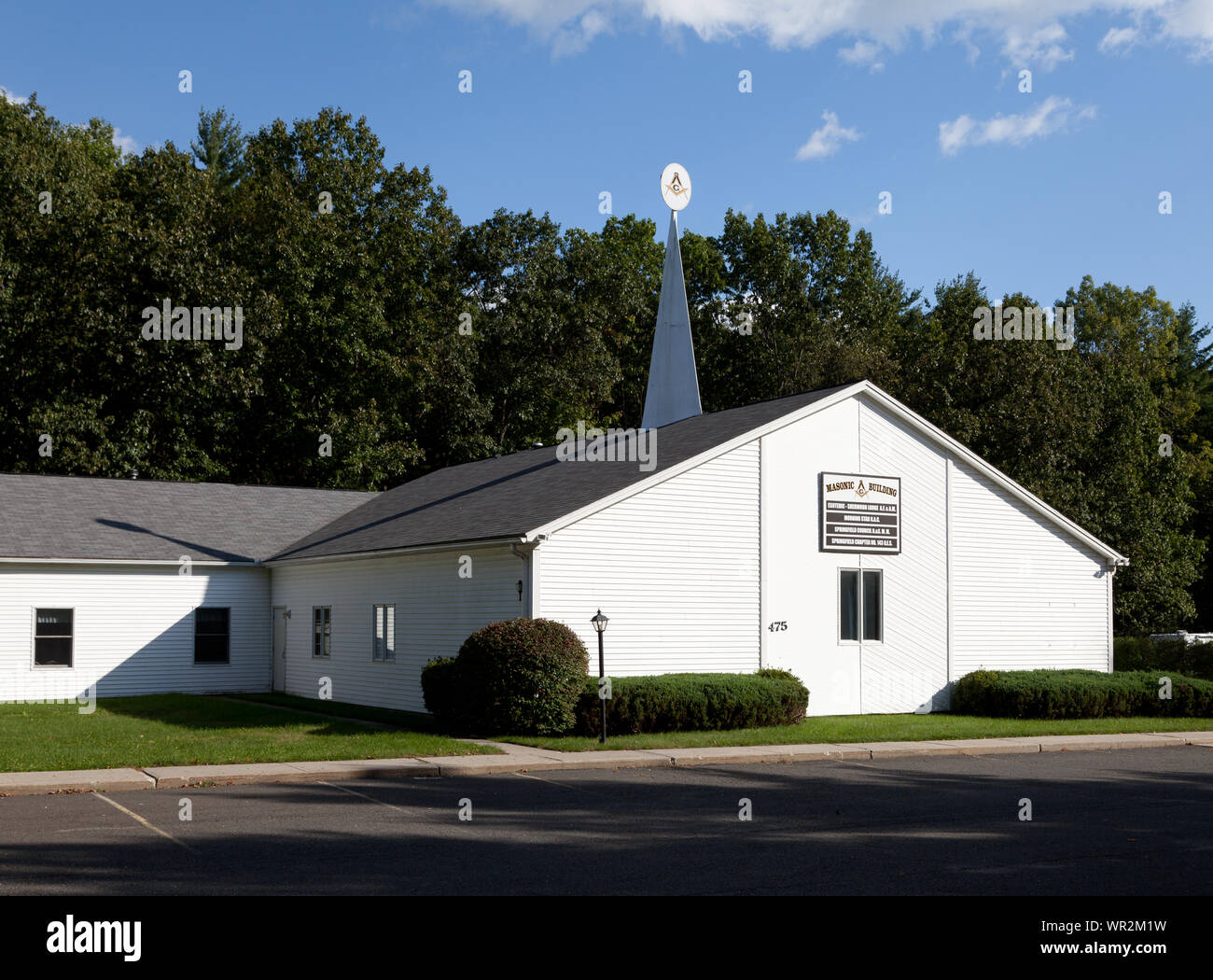 Masonic building in Suffield, Connecticut Stock Photo Alamy