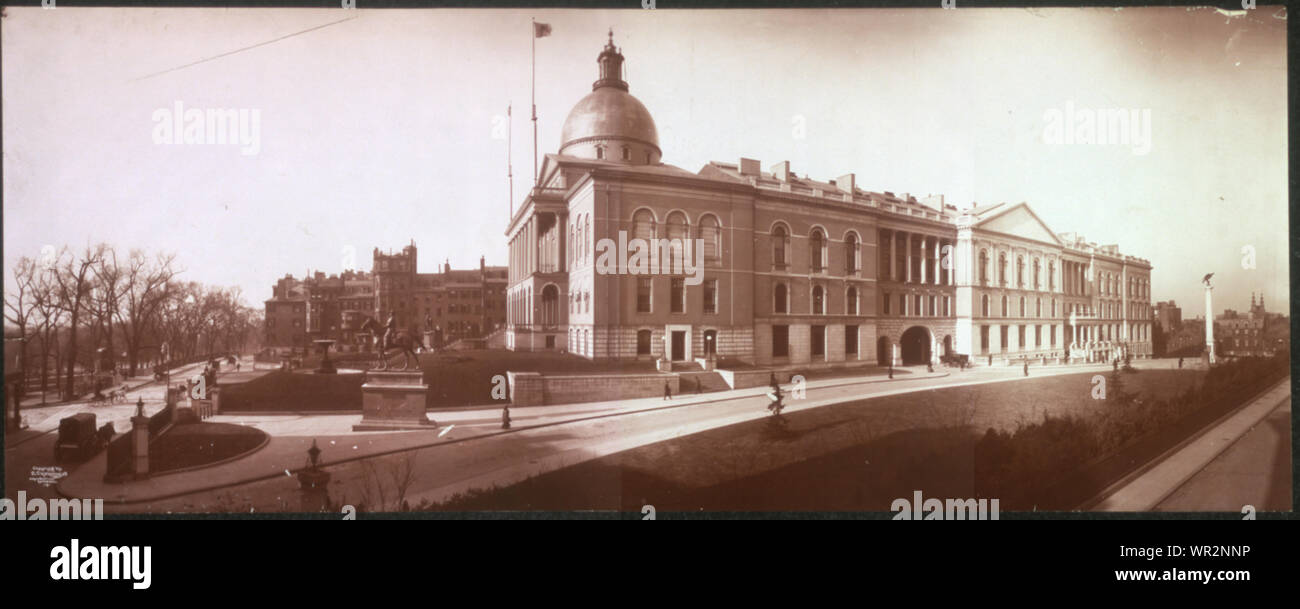 Mass. State House, Boston, Mass., view #3; Stock Photo
