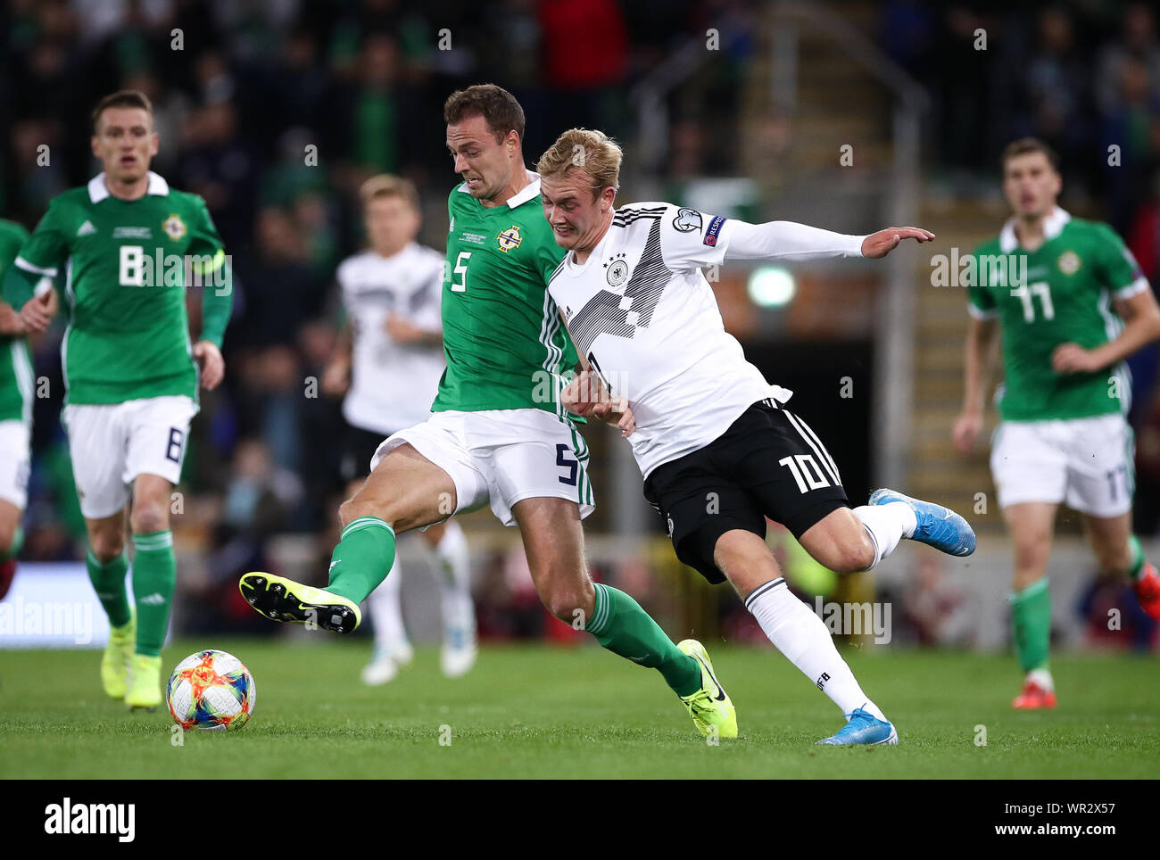Belfast, UK. 09th Sep, 2019. Soccer: European Championship qualification, group stage, group C ...