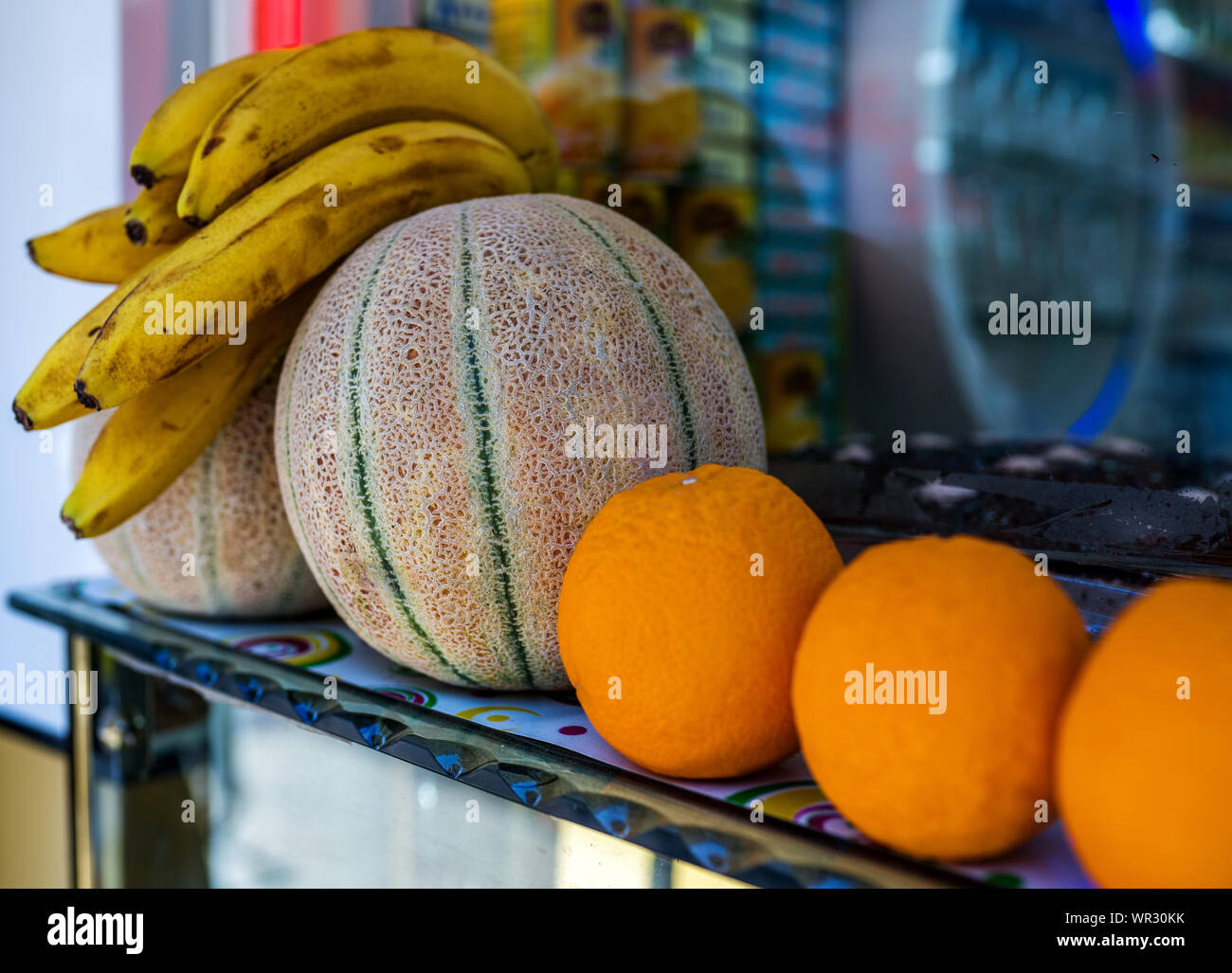 Cantaloupe detail hi-res stock photography and images - Alamy