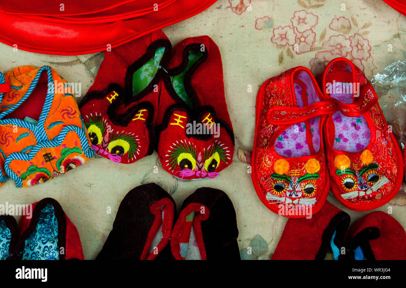 Download Close Up High Angle View Of Multi Colored Slippers On Floor Stock Photo Alamy Yellowimages Mockups