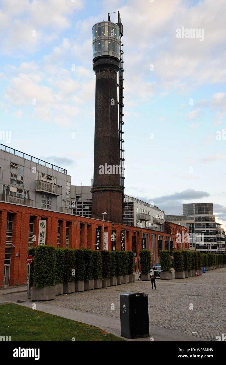 Skyview Tower, a viewing platform in the old Jameson Distillery chimney