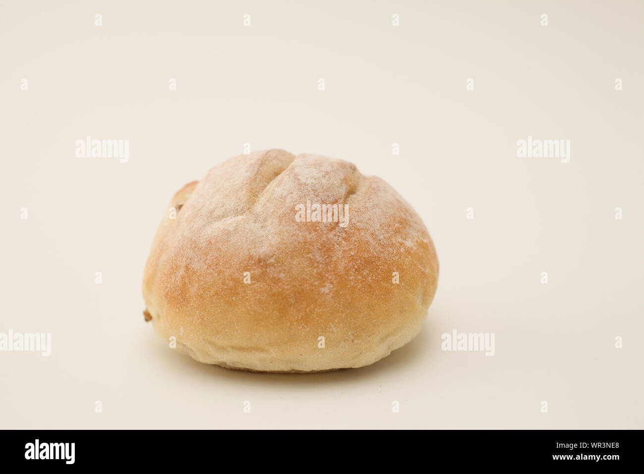french rye bread closeup isolated on white background Stock Photo - Alamy