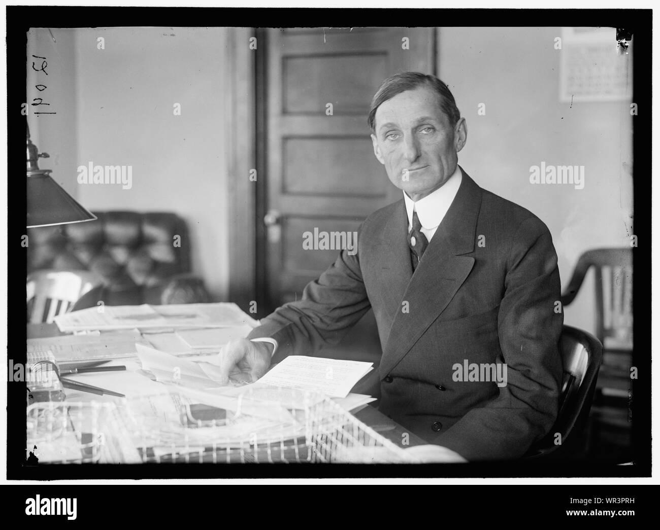 McADOO, WILLIAM GIBBS. SECRETARY OF THE TREASURY, 19131921. AT DESK Stock Photo Alamy