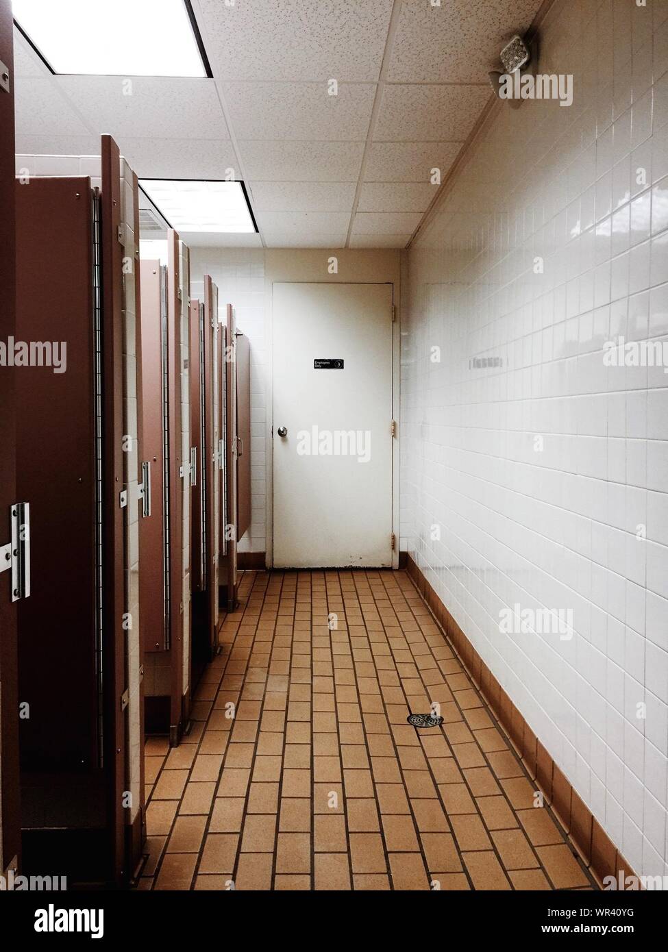 Public Restroom In Building Stock Photo Alamy