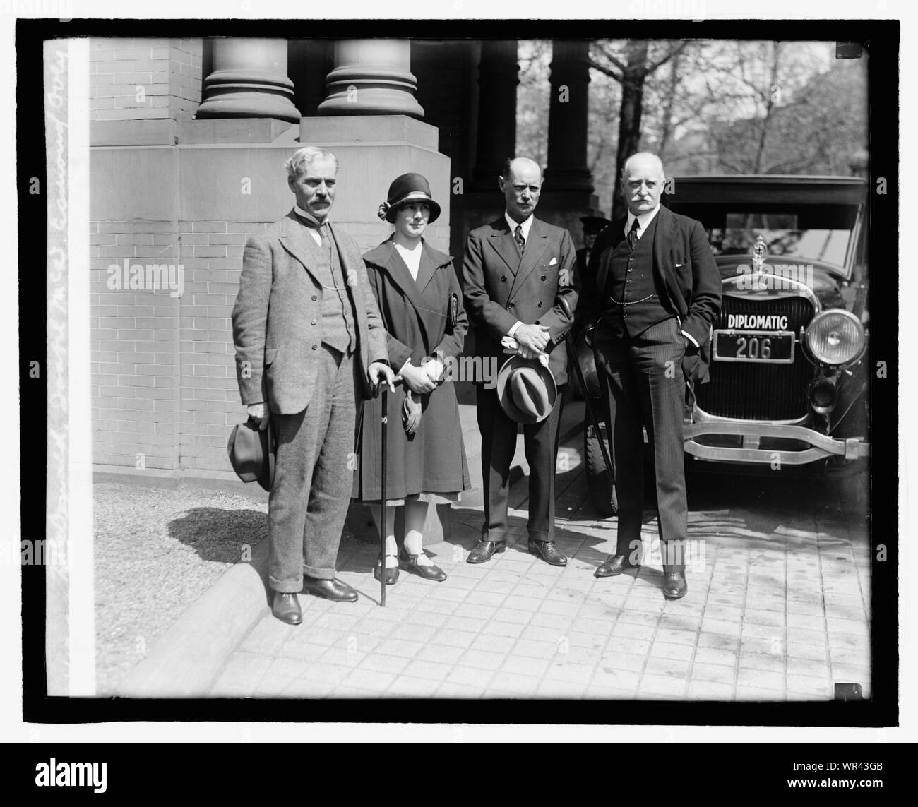 McDonald, Isabel McD., Esmond Ovey, Sir Esme Howard, 4/20/27 Stock Photo