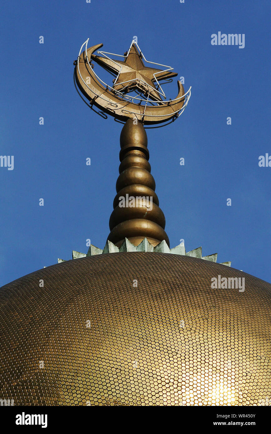 High Section Of Masjid Malabar Stock Photo