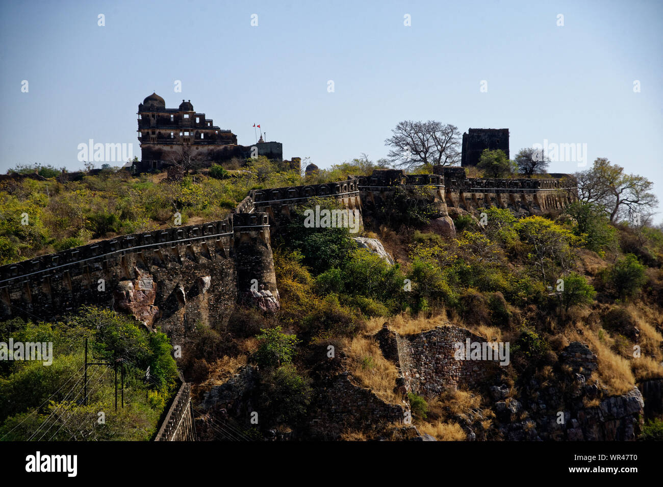 Chittorgarh fort Rajasthan Stock Photo