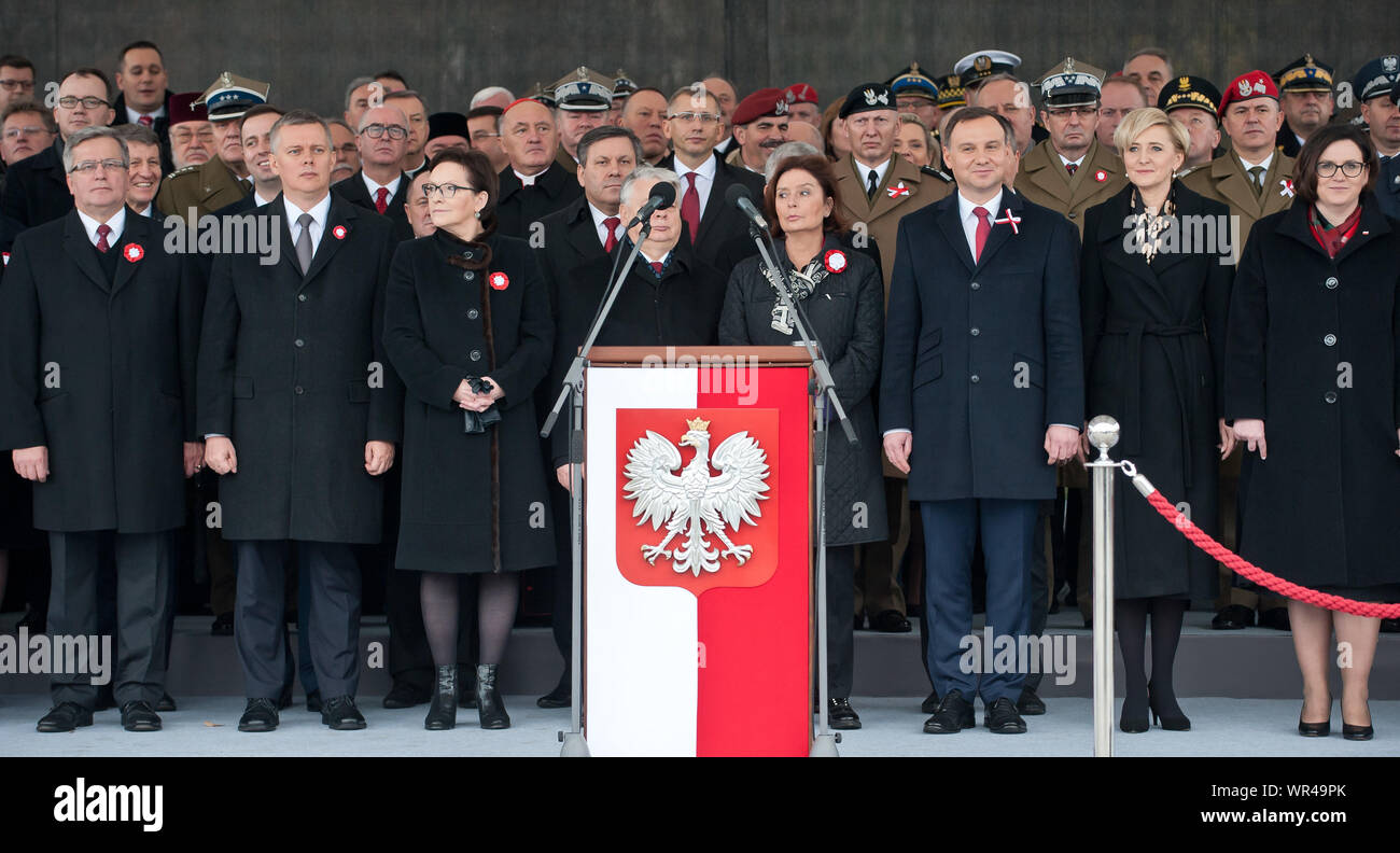 11.11.2015 Warszawa, obchody Œwiêta Niepodleg³oœci. N/z prezydent Andrzej Duda Stock Photo