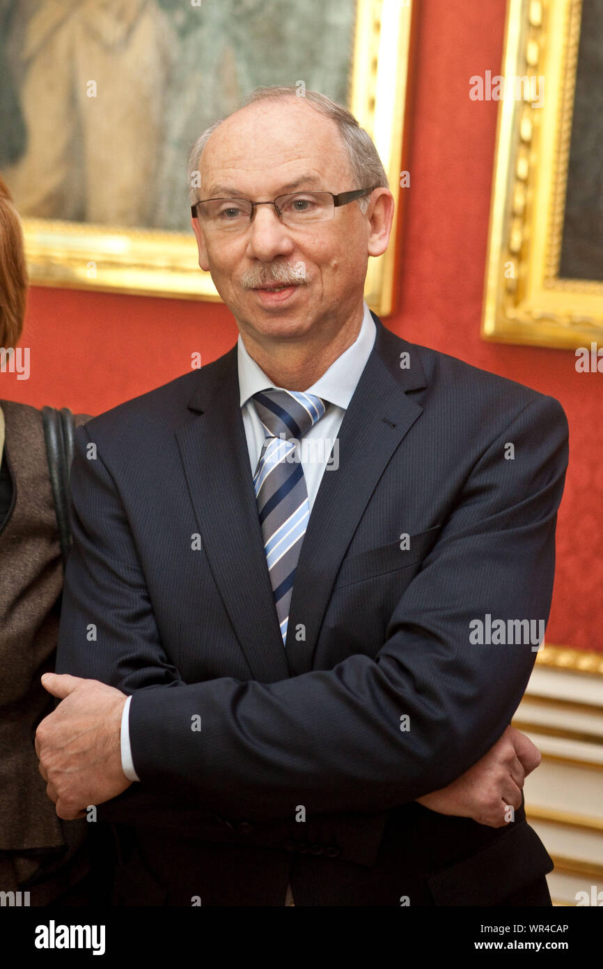 8-05-2010 Warsaw, Poland. Pictured: Janusz Lewandowski Stock Photo