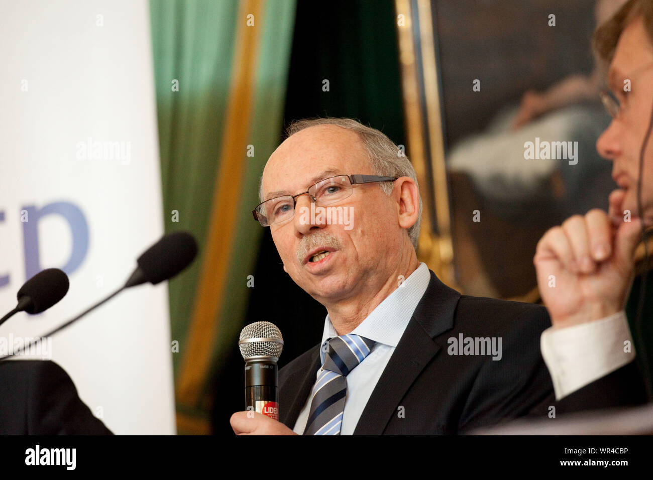 8-05-2010 Warsaw, Poland. Pictured: Janusz Lewandowski Stock Photo