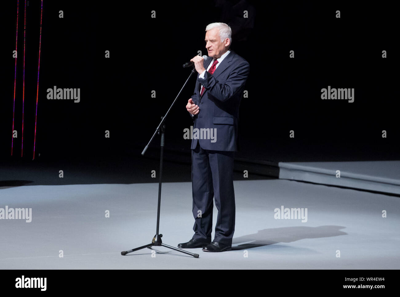 09. 06. 2014 Warsaw, Poland. Pictured: Jerzy Buzek Stock Photo