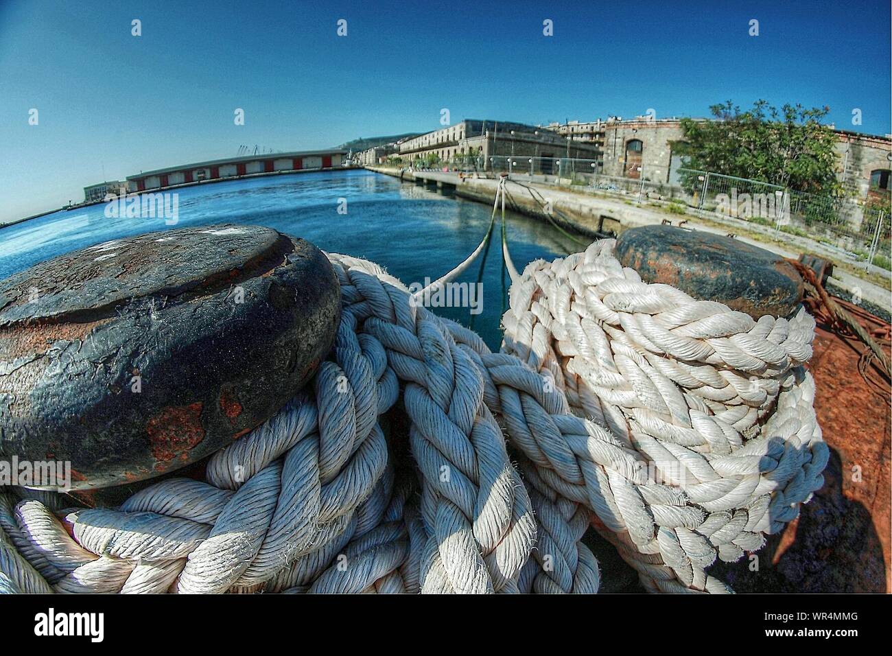 Ship tied up to dock hi-res stock photography and images - Alamy