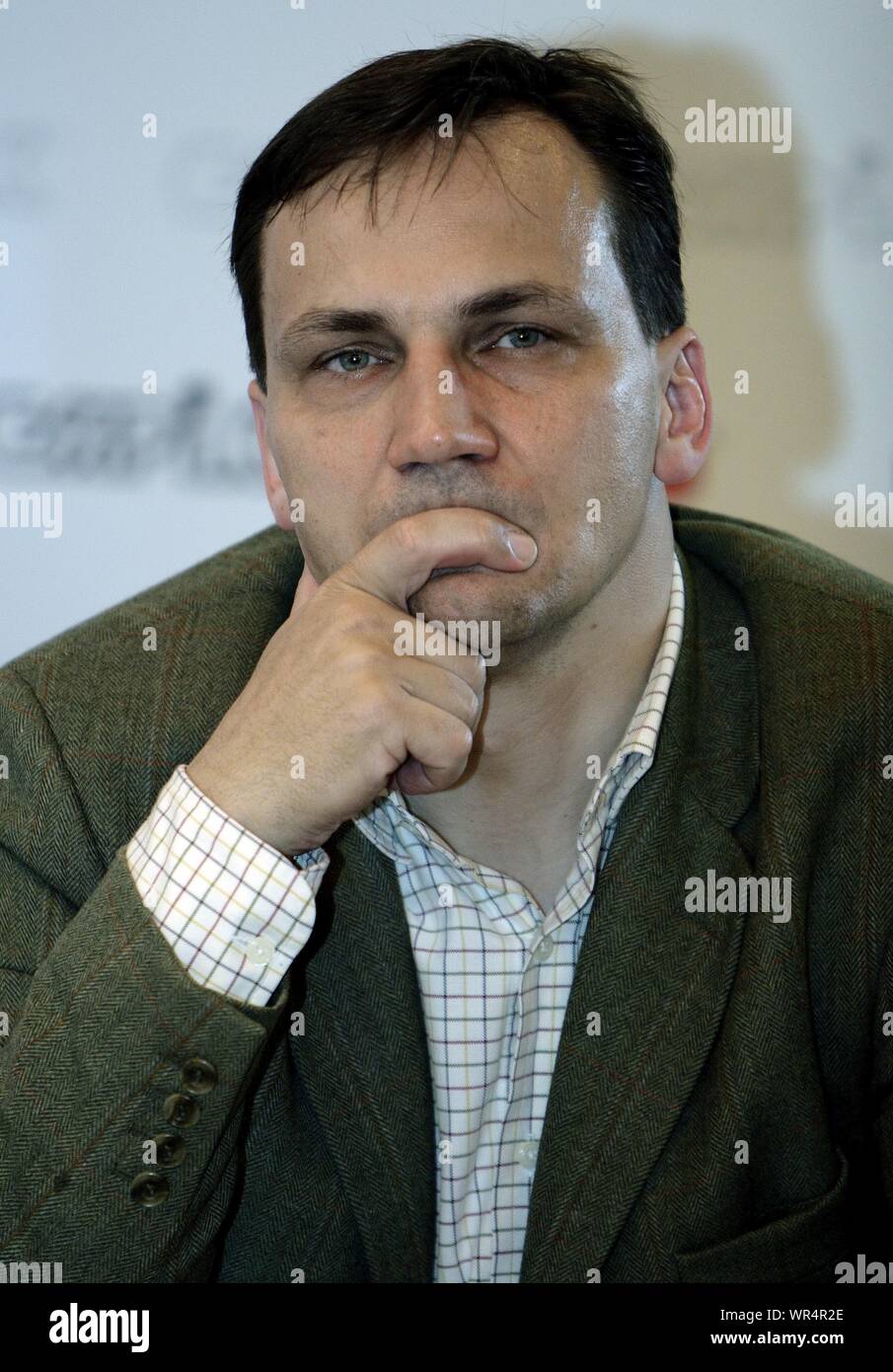 Pictured: Radoslaw Sikorski Stock Photo - Alamy